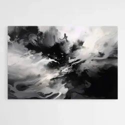 Tableau abstrait noir et blanc 1.webp