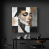 Tableau abstrait portrait femme carre 4.webp