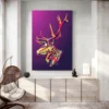 Tableau cerf pop art portrait 2 3 3.webp
