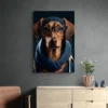 Tableau chien rigolo portrait 2 3 4.webp