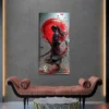 Tableau femme samourai portrait 1 2 3.webp