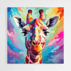 Tableau girafe color1 1.webp