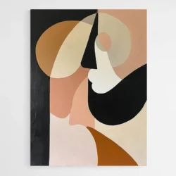 Tableau minimaliste beige et noir 1.webp