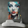 Tableau peinture femme moderne portrait 2 3 2.webp