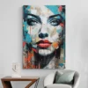 Tableau peinture femme moderne portrait 2 3 4.webp