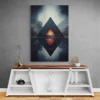 Tableau scandinave triangle portrait 2 3 4.webp