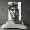 Tableau visage Statue David portrait 2 3 4.webp