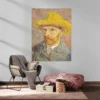 autoportrait au chapeau de paille van gogh portrait 3 4 3.webp