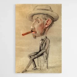 caricature d un homme avec un gros cigare monet 1.webp