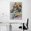 peinture cheval multicolore portrait 2 3 4.webp