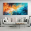tableau abstrait bleu et orange paysage 2 1 2.webp