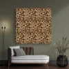 tableau abstrait girafe carre 3.webp