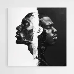 tableau abstrait visages hommes noirs 1.webp