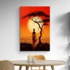 tableau africain silhouette femme portrait 2 3 3.webp