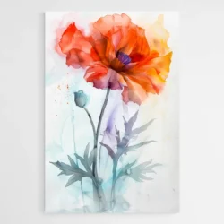 tableau aquarelle coquelicots 1.webp
