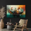 tableau bateau abstrait paysage 3 2 2.webp
