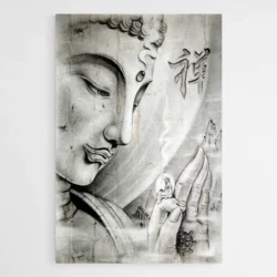tableau bouddha gris 1.webp