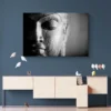 tableau bouddha noir et blanc paysage 3 2 3.webp