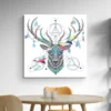 tableau cerf couleur carre 2.webp