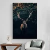 tableau cerf noir portrait 2 3 3.webp