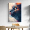 tableau chat colore bleu portrait 2 3 3.webp