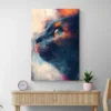 tableau chat colore bleu portrait 2 3 4.webp