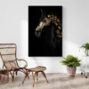 tableau cheval noir et or portrait 2 3 2.webp