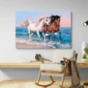 tableau cheval plage paysage 3 2 2.webp
