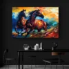 tableau chevaux stylises paysage 3 2 2.webp