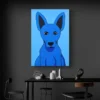 tableau chien bleu portrait 2 3 2.webp