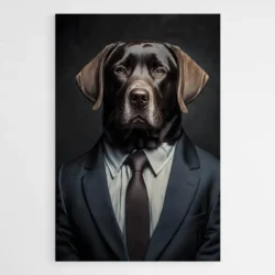 tableau chien costume 1.webp