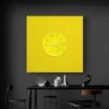 tableau citron jaune carre 3.webp