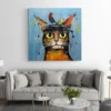 tableau contemporain chat carre 2.webp