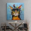 tableau contemporain chat carre 3.webp