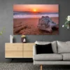 tableau coquillage sable paysage 3 2 4.webp