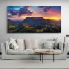 tableau coucher de soleil montagne paysage 2 1 2.webp