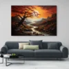 tableau coucher de soleil rouge paysage 3 2 4.webp