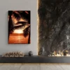 tableau coucher de soleil sur la plage 2 portrait 2 3 3.webp