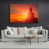 tableau coucher soleil bouddha paysage 3 2 2.webp