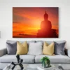 tableau coucher soleil bouddha paysage 3 2 3.webp