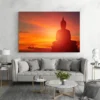 tableau coucher soleil bouddha paysage 3 2 4.webp