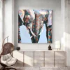 tableau couple elephant carre 3.webp