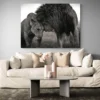 tableau couple lion paysage 4 3 3.webp