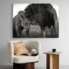 tableau couple lion paysage 4 3 4.webp