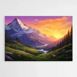 tableau de soleil couchant 1.webp