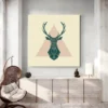 tableau deco cerf carre 3.webp