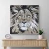tableau dessin lion carre 2.webp