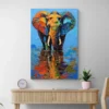 tableau elephant abstrait portrait 2 3 4.webp