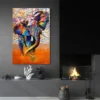 tableau elephant moderne portrait 2 3 4.webp