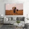 tableau elephant savane paysage 3 2 3.webp